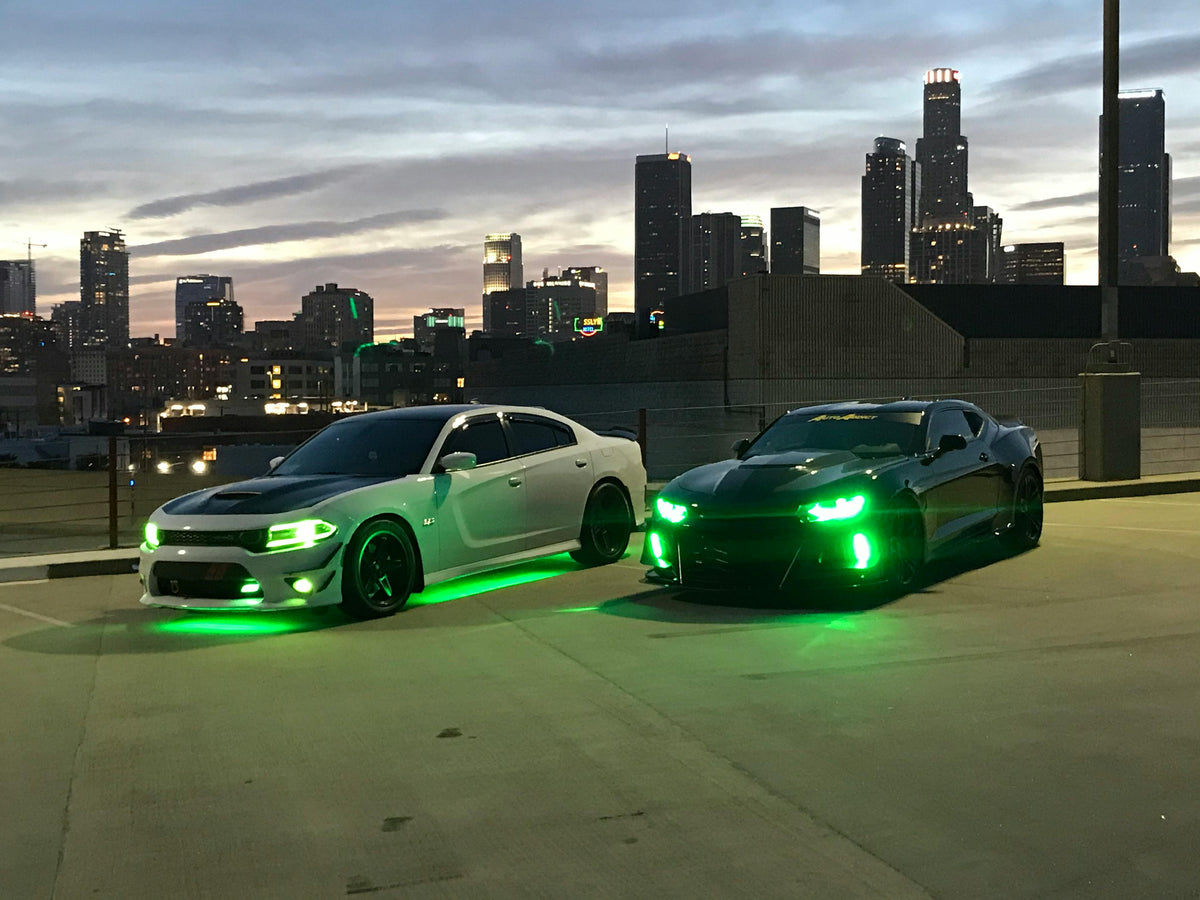 multicolor led demon eyes kit bear de