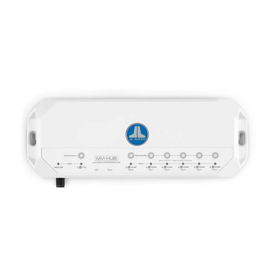 mvi hub network marine amplifiers