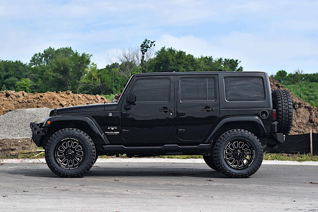 off road monster m17 22 inch gloss black milled rims bear delaware