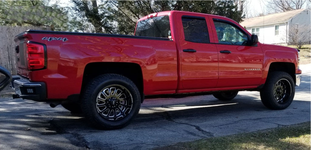 off road monster m17 22 inch gloss black milled rims near me