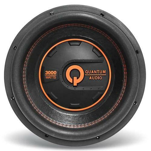 QW3000/12D4 12 inch 1000-3000 Watts 4 Ohm Dvc Subwoofer