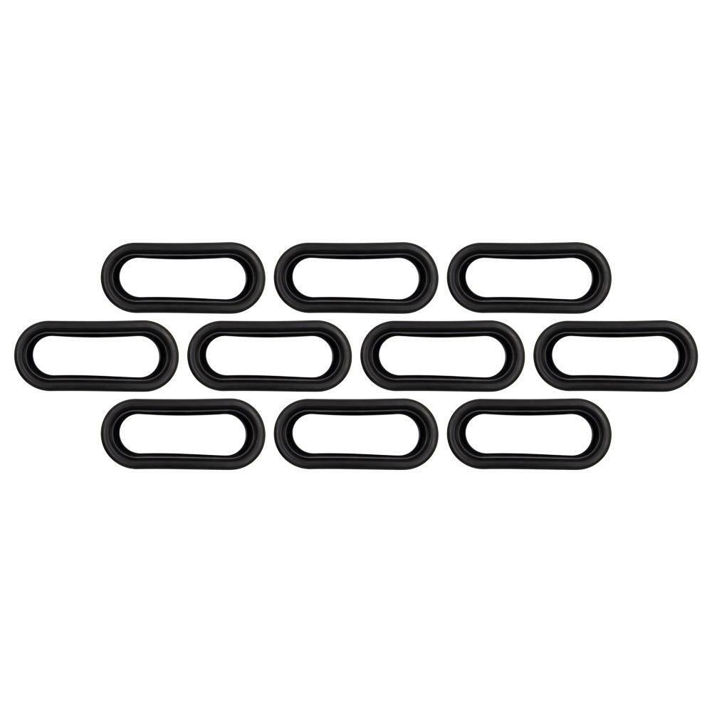 Metra Heise Trailer Grommet 6 Inch Oval Rubber - 10 Pack