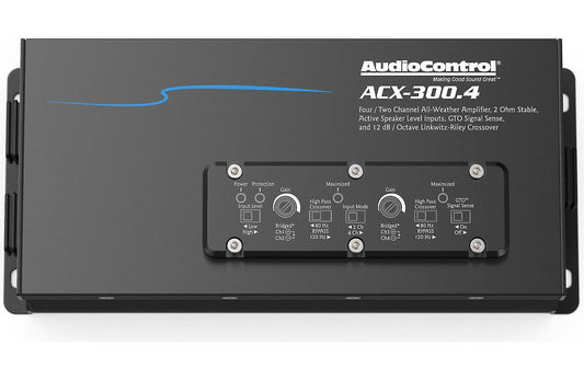 AudioControl ACX-300.4 4-channel powersports/marine amplifier 50 watts RMS x 4 + Polk Audio DB 652  6-1/2" 2-way car speakers + DB 692 6"x9" 3-way car speakers