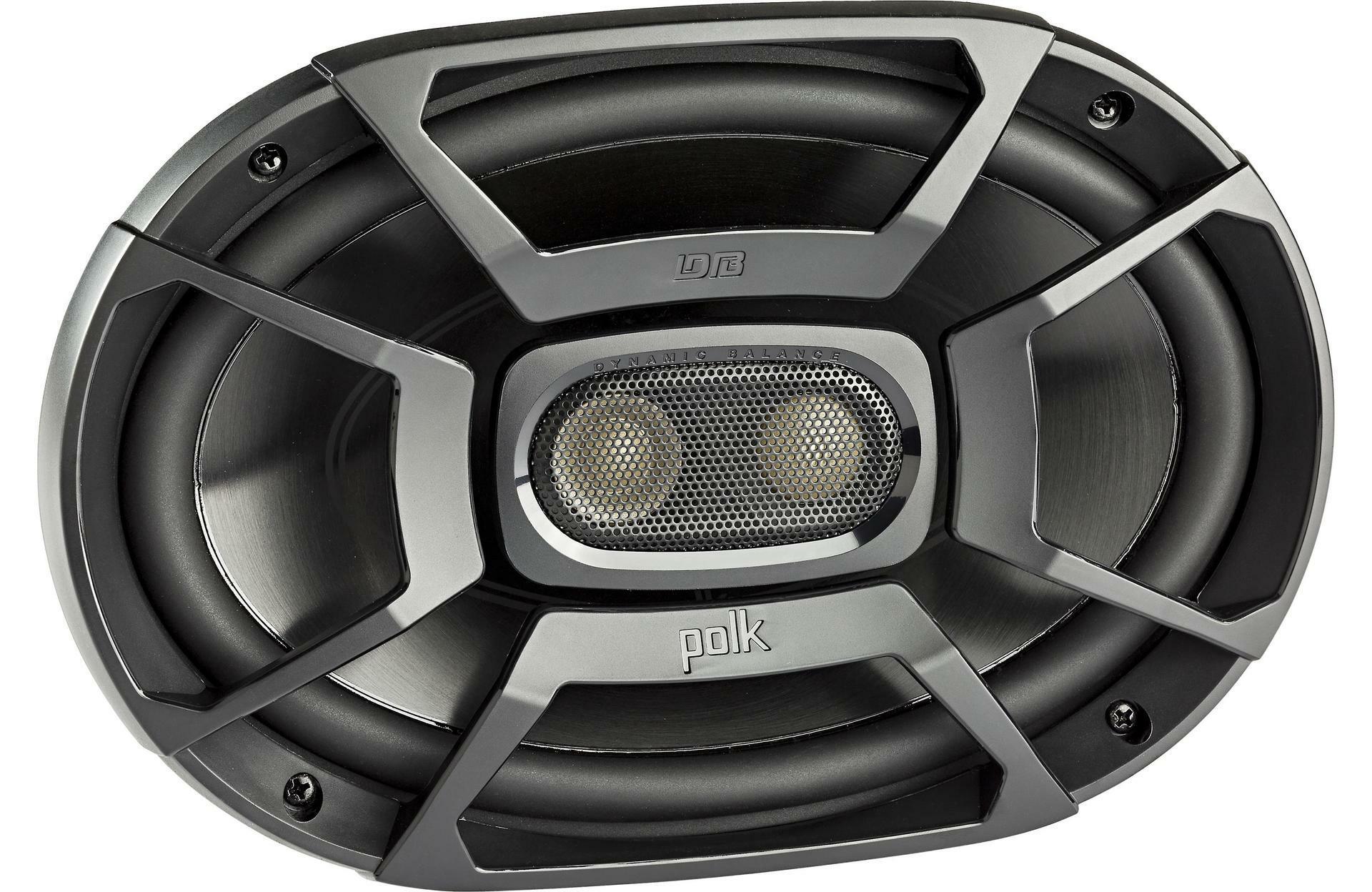 2 Pair Of Polk Audio DB692 DB+ 6x9-inch (DB 692) 900W Peak (300W RMS) 6"x9" DB+ Series 3-way Car & Marine Coaxial Speakers