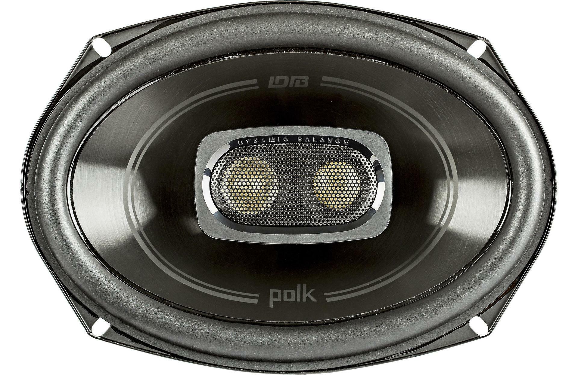 2 Pair Of Polk Audio DB692 DB+ 6x9-inch (DB 692) 900W Peak (300W RMS) 6"x9" DB+ Series 3-way Car & Marine Coaxial Speakers