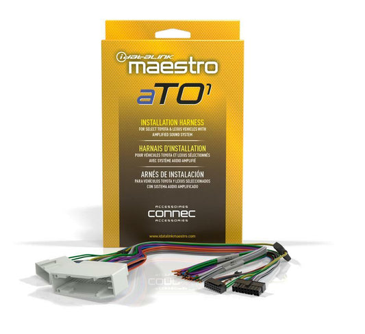 Maestro HRN-AR-TO1 Amplifier replacement T-harness for select Toyota and Lexus