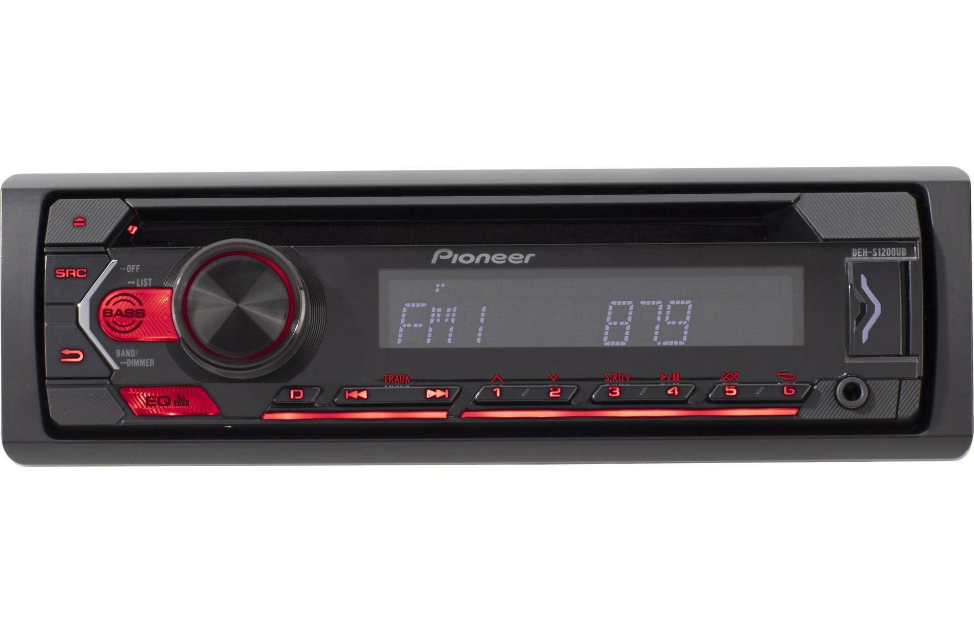 Pioneer DEH-S1200UB Cd, AUX, USB Radio SDIN