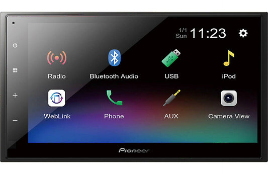 Pioneer DMH-342EX 6.8" Touchscreen Digital Media Receiver w/ Backup Camera Ready