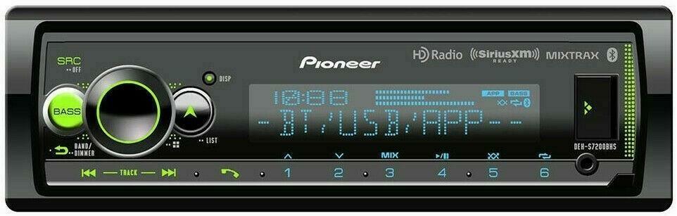 Pioneer MVH-S720BHS Mechless Digital Media Receiver, Smart Sync App Compatible w/ BT, SXM Ready, & HD Radio SDIN