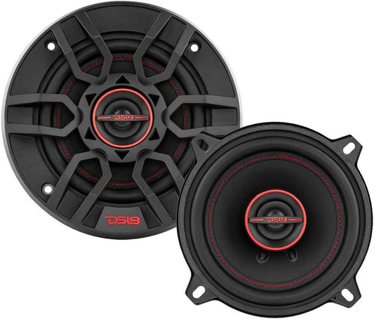 2 Pair Of DS18 G5.25Xi GEN-X 5.25" 2-Way Coaxial Speakers 135 Watts Max 4-Ohm