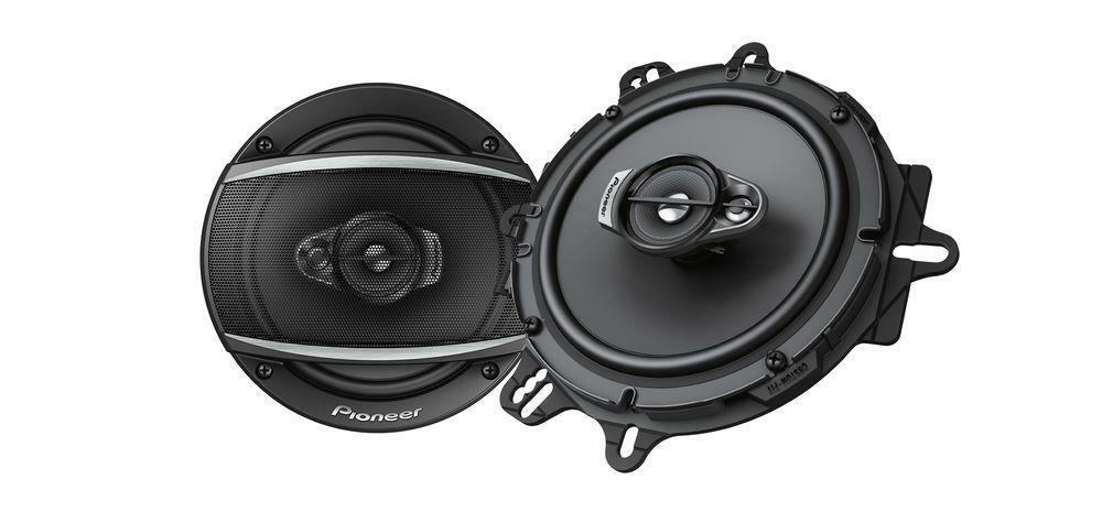 Pioneer TS-A1670F 6 1/2" 3 Way Coax Speakers w/ Speaker Adapters Included (pair)