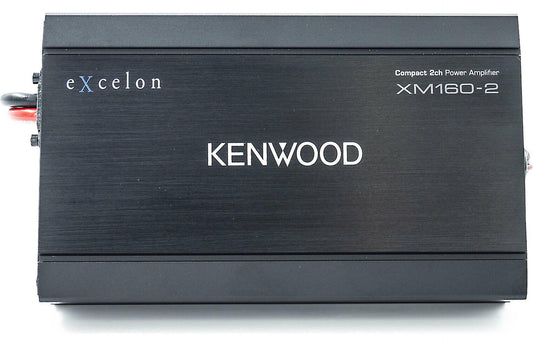 Kenwood XM160-2-98 Compact 2-Channel Motorcycle Amplifier 80 watts RMS x 2