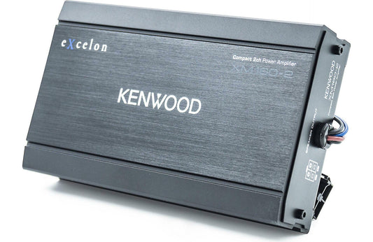 Kenwood XM160-2-98 Compact 2-Channel Motorcycle Amplifier 80 watts RMS x 2