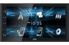 JVC KW-M150BT 6.8" Capacitive Touch Shallow Chassis Mechless Double Din w/ BT