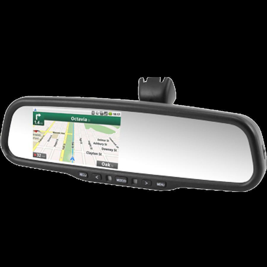 Accele Electronic RVM430WFDVRBTG 4.3" Rearview Mirror W/ Built-in WiFi Mirroring Module