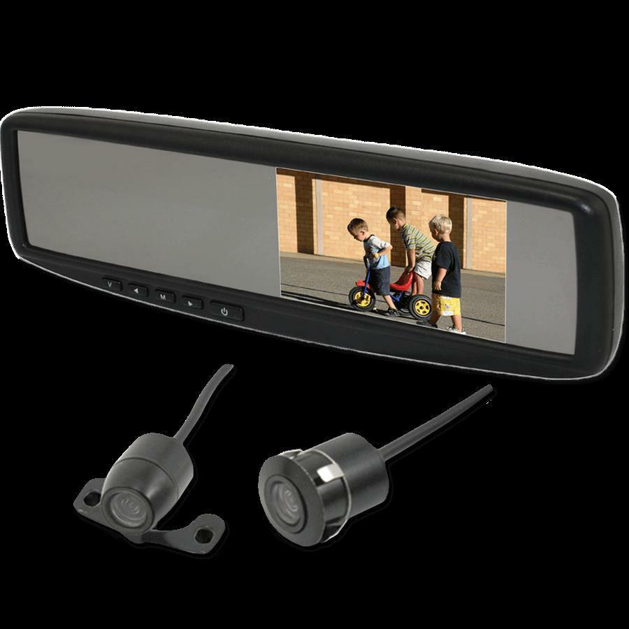 Accele Electronic RVM430TG13K Mirror + 4.3" TV