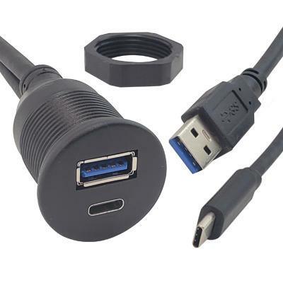 Accele Electronic USBRC Beüler USB / USBC Round Extension Pod