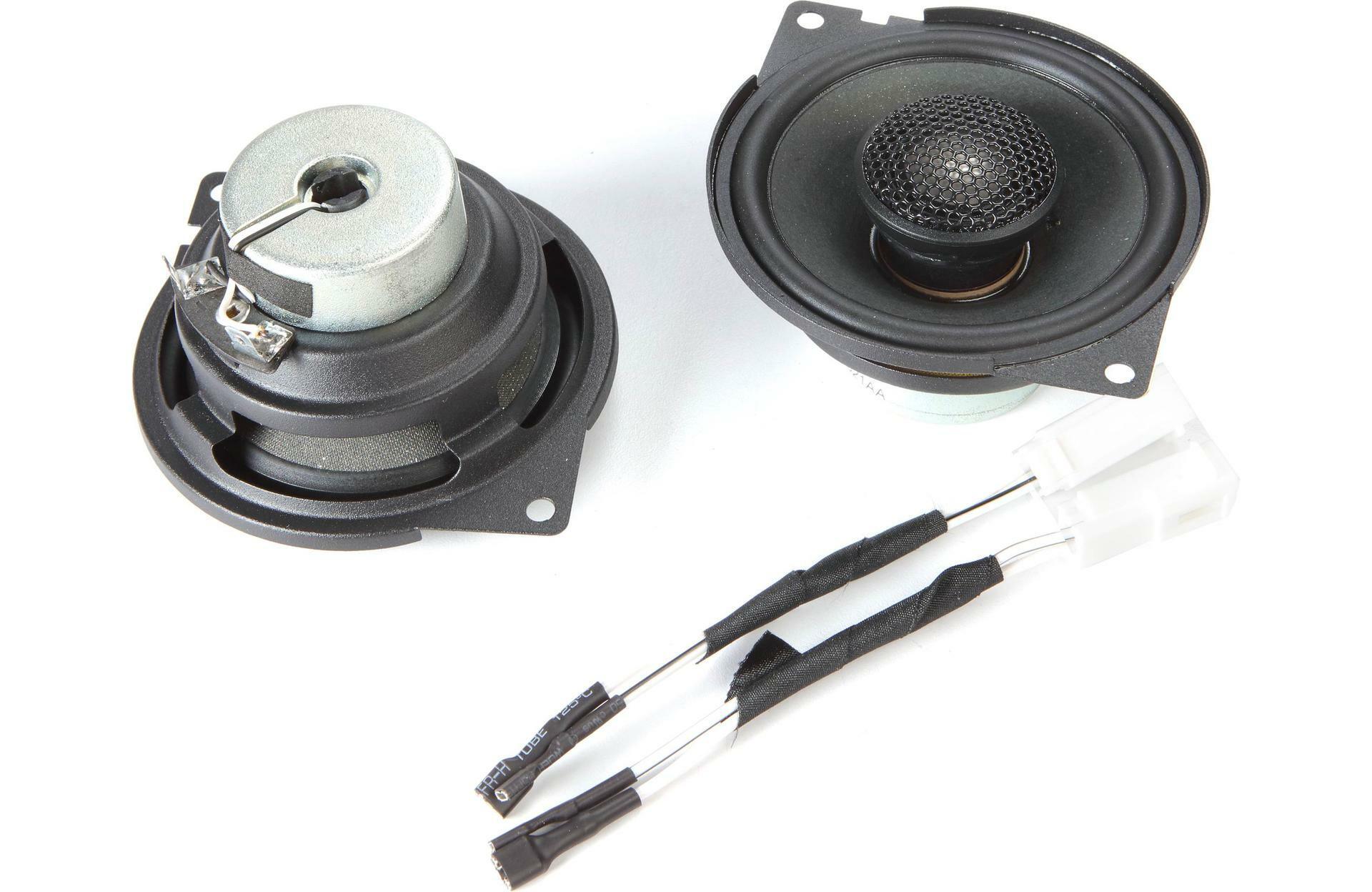 MB Quart 6.5” + 3.5” Tuned Audio Package Compatible for Wrangler (JL) / Gladiator (JT) with Complete Front Dash OEM Three-Way Speaker Upgrade, Black