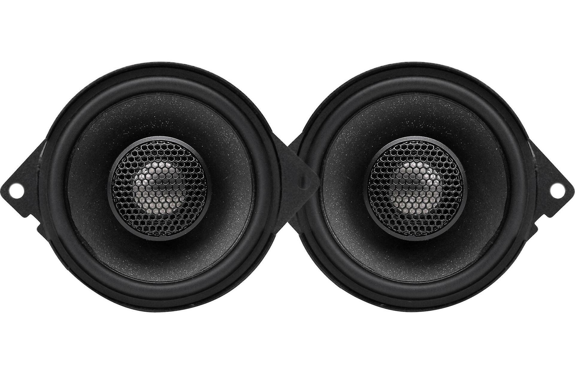 MB Quart 6.5” + 3.5” Tuned Audio Package Compatible for Wrangler (JL) / Gladiator (JT) with Complete Front Dash OEM Three-Way Speaker Upgrade, Black