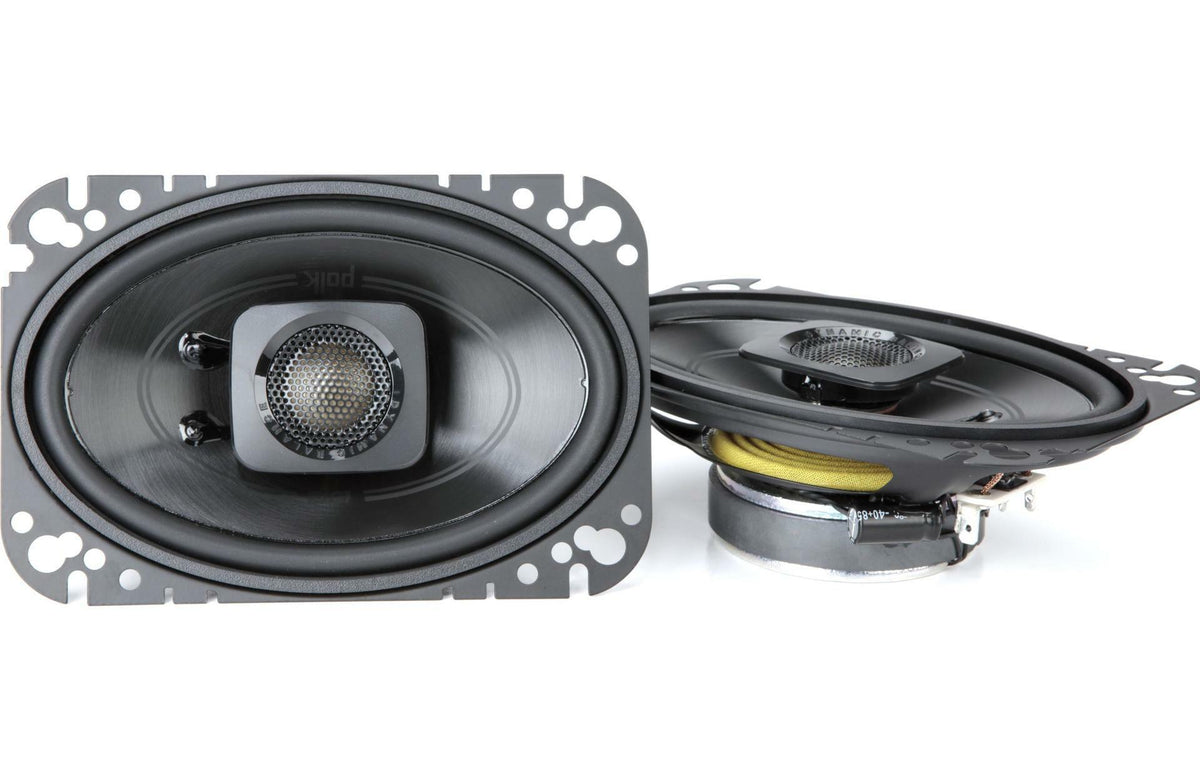 Polk Audio DB 462  DB+ Series 4"x6" 2-way car speakers (pair)