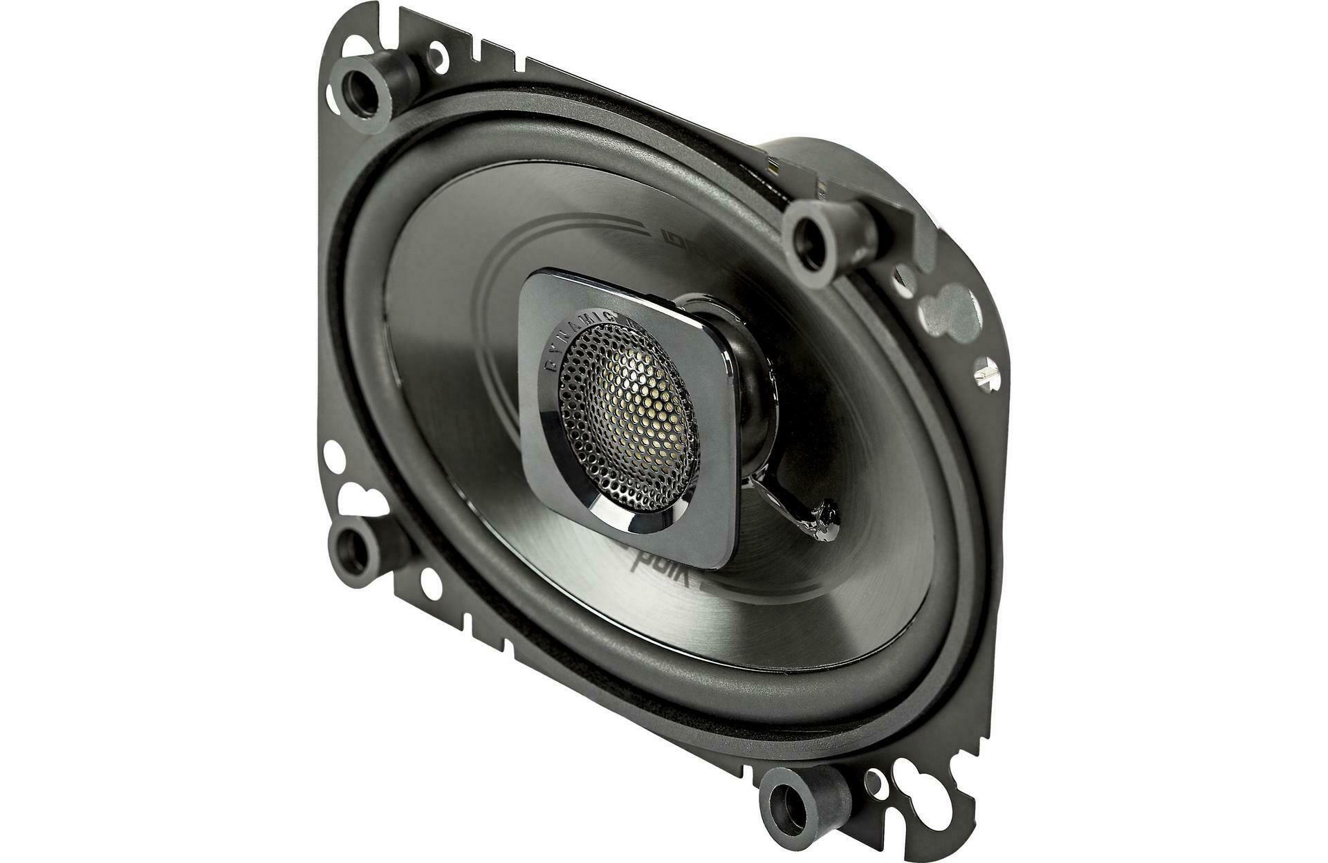 Polk Audio DB462 4x6 Marine Speakers (Pair) - 150W 2-Way Coaxial For Boat/UTV