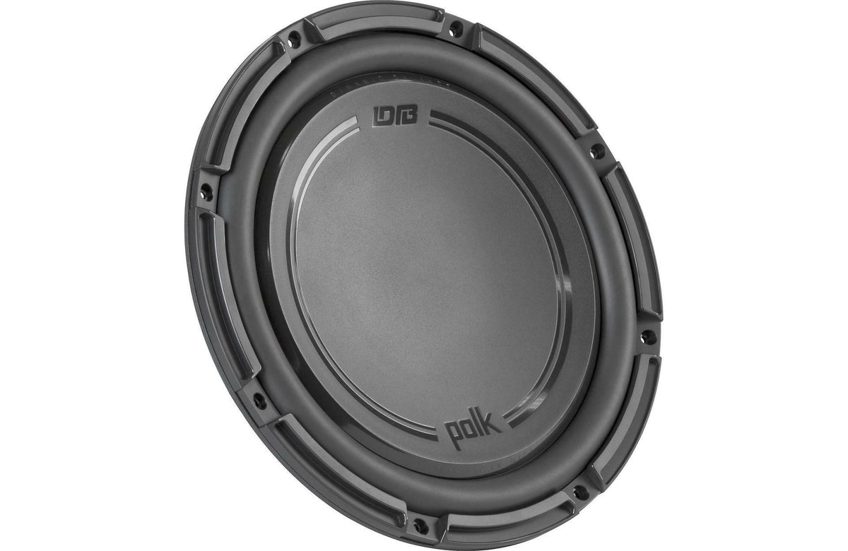 Polk Audio DB1242DVC  shallow-mount 12" subwoofer dual 4-ohm voice coils (each)