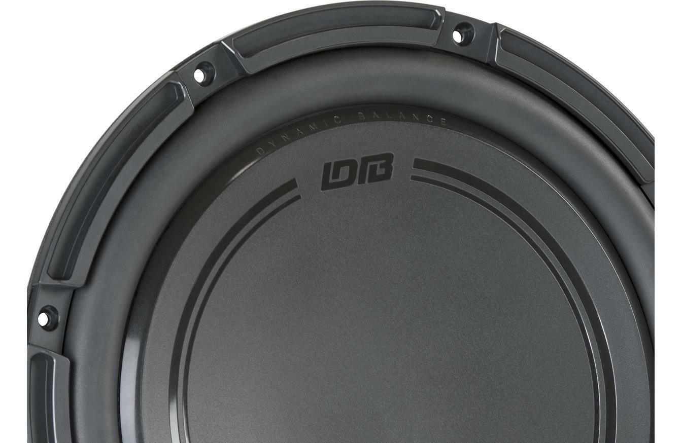 2 X Polk Audio DB1242SVC DB+ Series shallow-mount 12" 4-ohm subwoofer