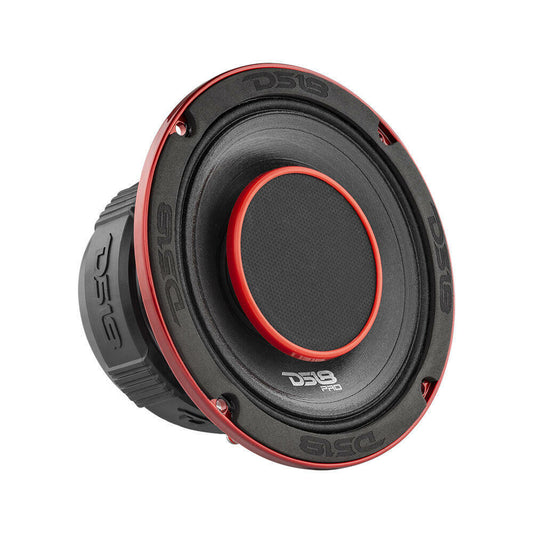 2 x DS18 PRO-HY6.4B 6.5" Hybrid Mid-Range Car Audio Loudspeaker with 1" VC Built-in Compression Driver Horn and Water Resistant Cone 450W Max 225W RMS 4 Ohms