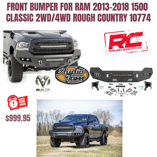 FRONT BUMPER FOR RAM 2013-2018 1500 CLASSIC 2WD/4WD ROUGH COUNTRY 10774