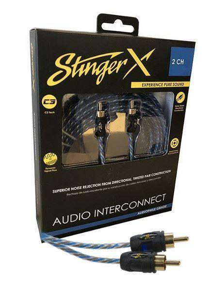 Stinger XI121.5 X1 Series 2 Channel 1.5 Foot RCA Audio Interconnect
