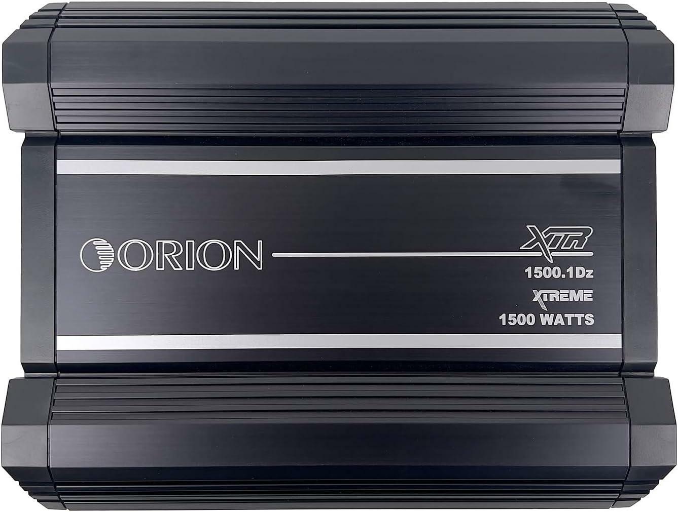 Orion XTR1500.1D Monoblock Class D Car Amplifier 1500W + Raptor R4CAP 2.5 Farad Capacitor