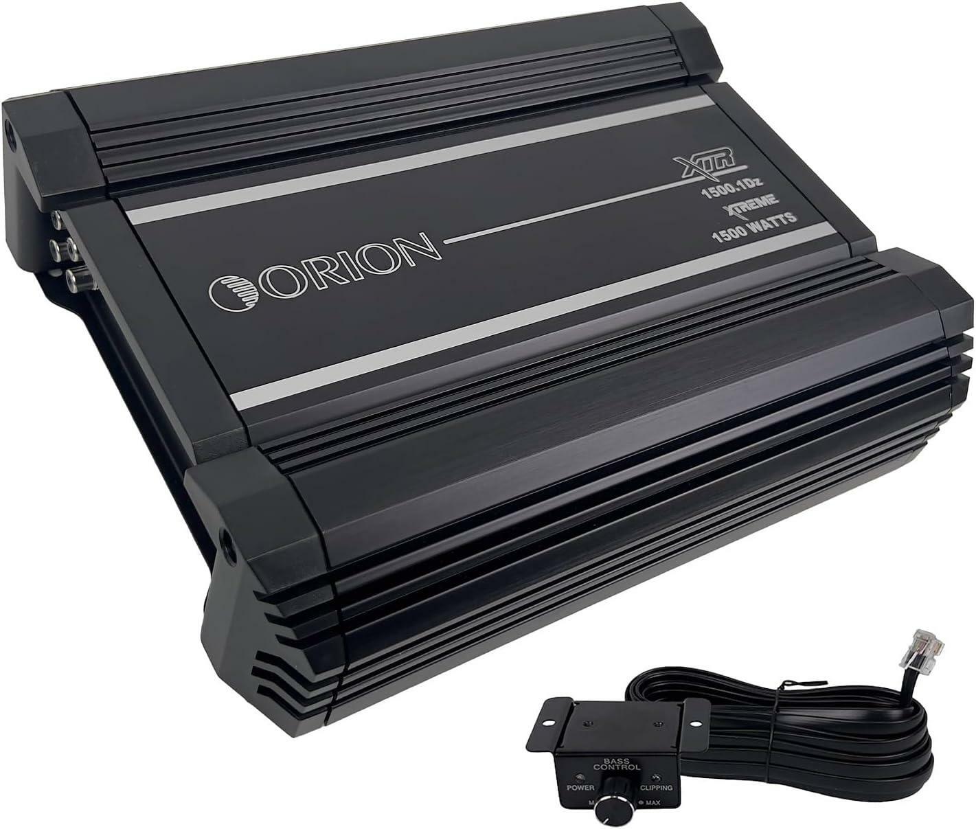 Orion XTR1500.1D Monoblock Class D Car Amplifier 1500W + Raptor R4CAP 2.5 Farad Capacitor