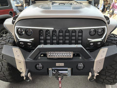 oracle 5817 pro led grill for wrangler jk audio jam