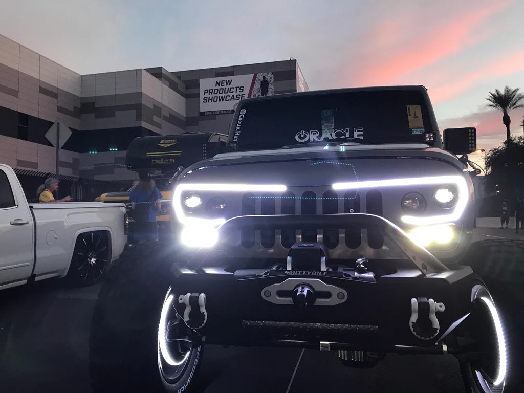 oracle 5817 pro led grill for wrangler jk near me