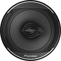 Pioneer car speaker on a white background