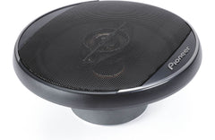 Pioneer car speaker on a white background