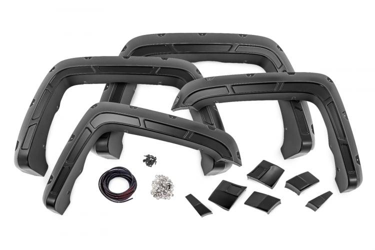 Rough Country A-G11611-GBA Fender Flares Defender | GMC Sierra 1500 (14-18)/Sierra 2500 (15-19)