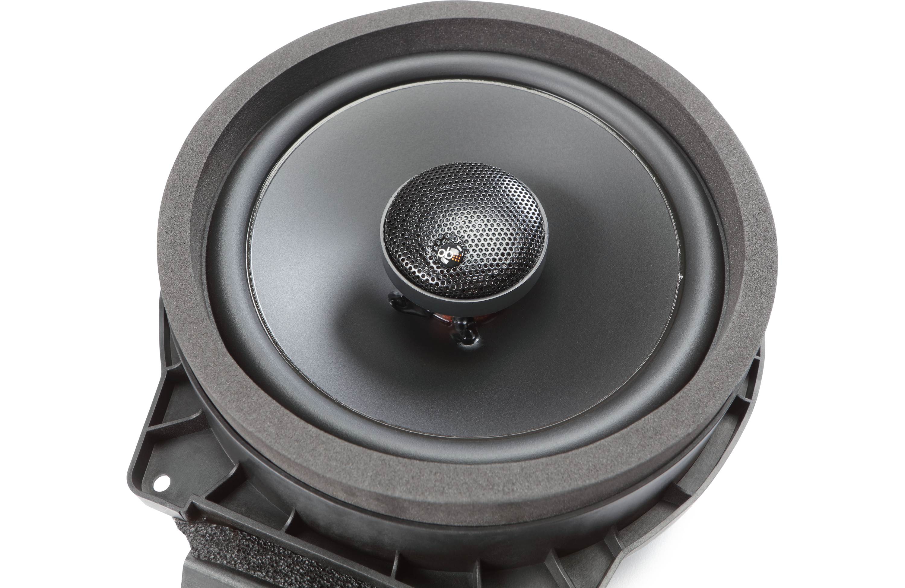 Speaker driver with a white background