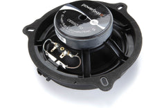 Car speaker with Powerbass branding on a white background