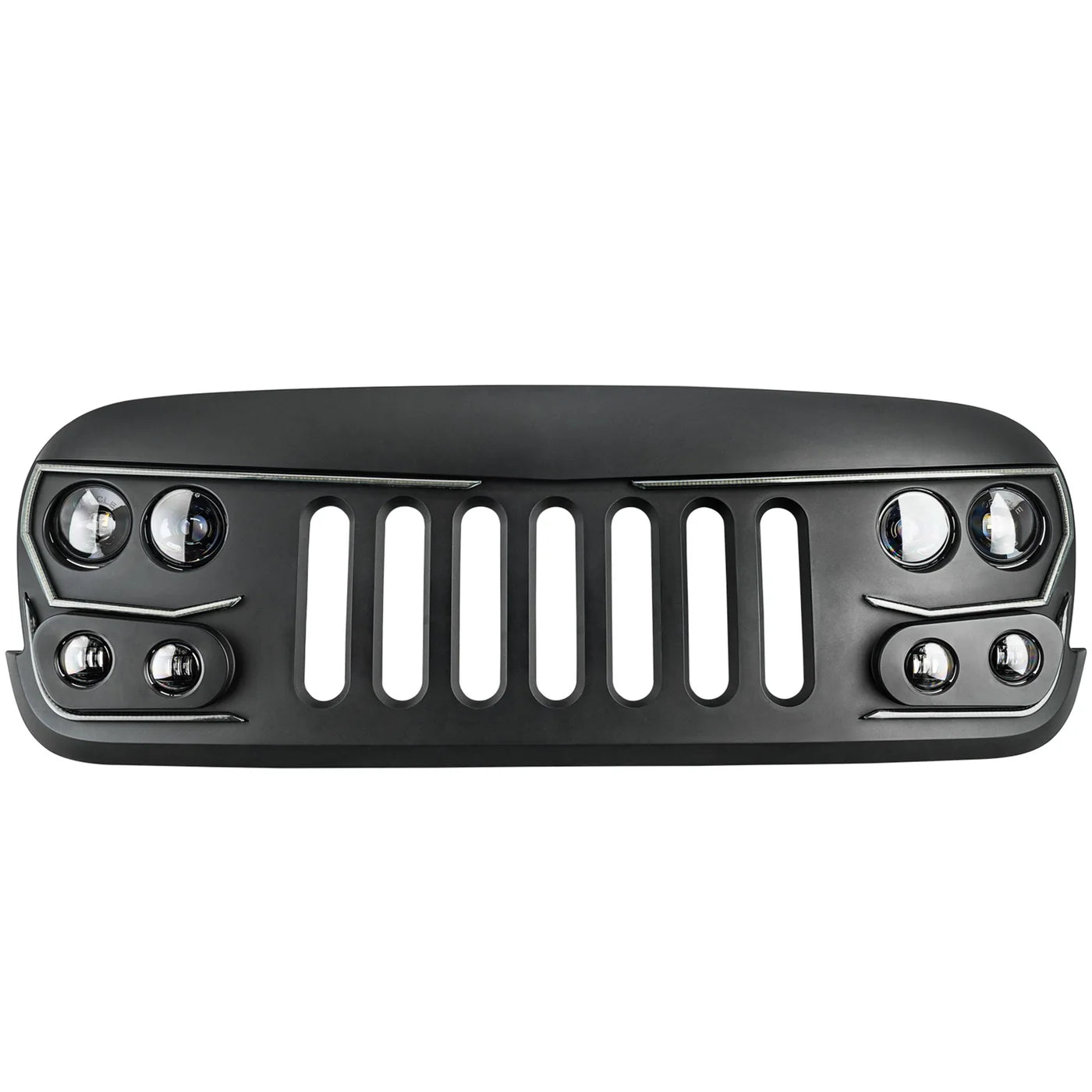 pro led grille 07 18 wrangler delaware