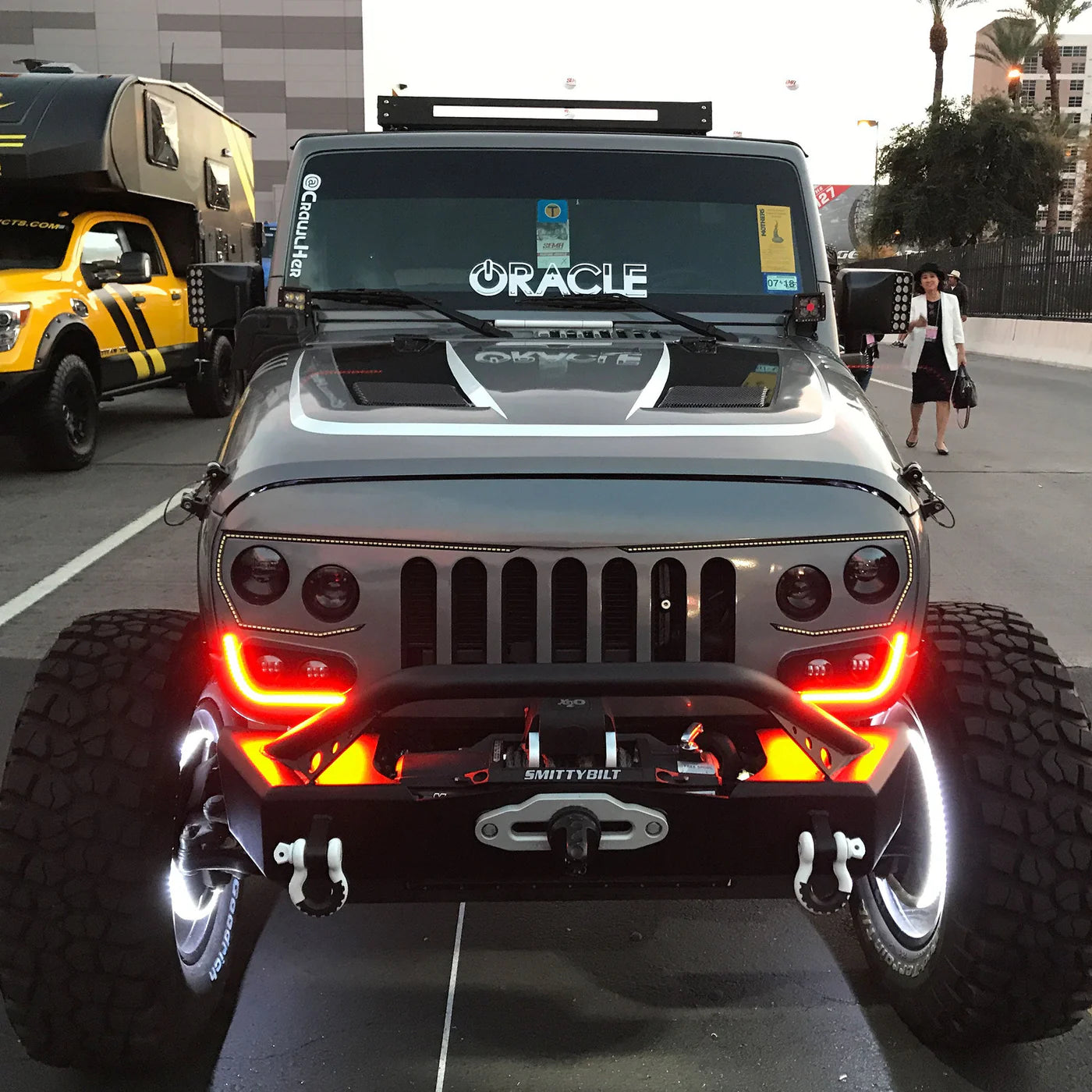 pro led grille 07 18 wrangler near me