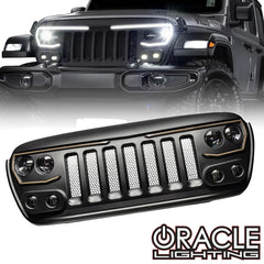 pro led grille wrangler gladiator