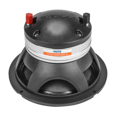 Car speaker with visible branding on a white background