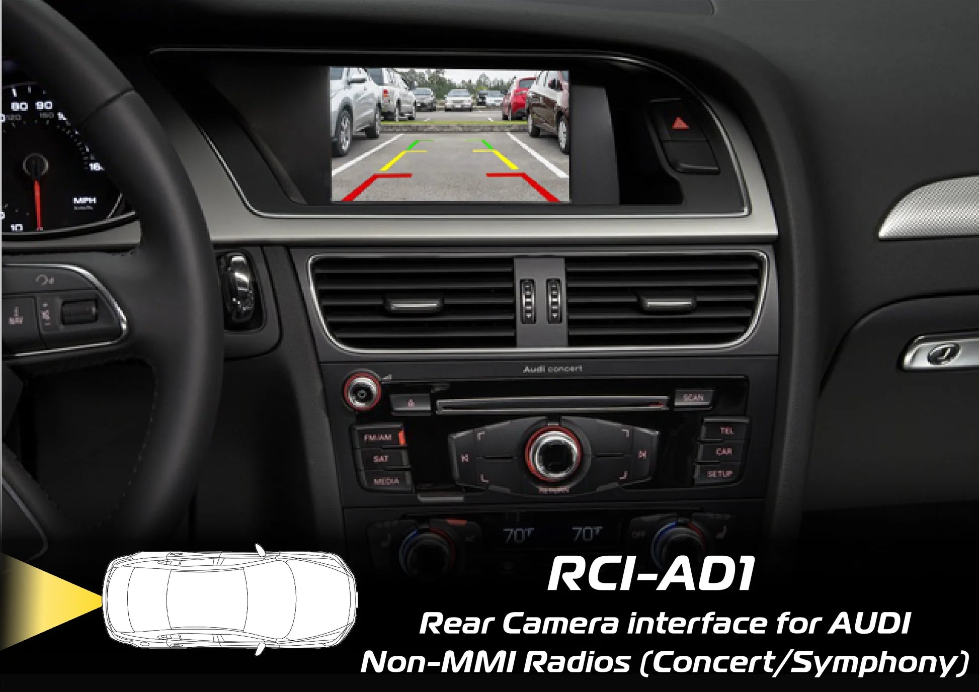 rci ad1 rear camera intrface for audi