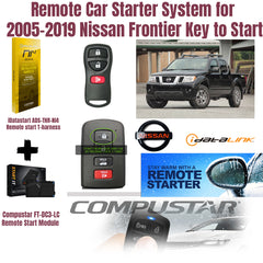 Picture of advertising remote car starter for Nissan Frontier