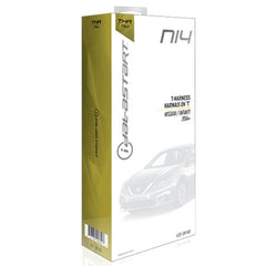 Car part packaging box with visible branding on a white background