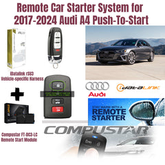 Remote Car Starter System for 2017–2024 Audi A4 Push-To-Start