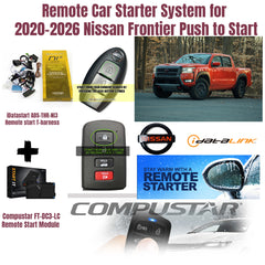 Picture of remote car starter advertising for Nissan Frontier