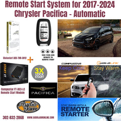 remote start Chrysler Pacifica 2017-2024 Delaware