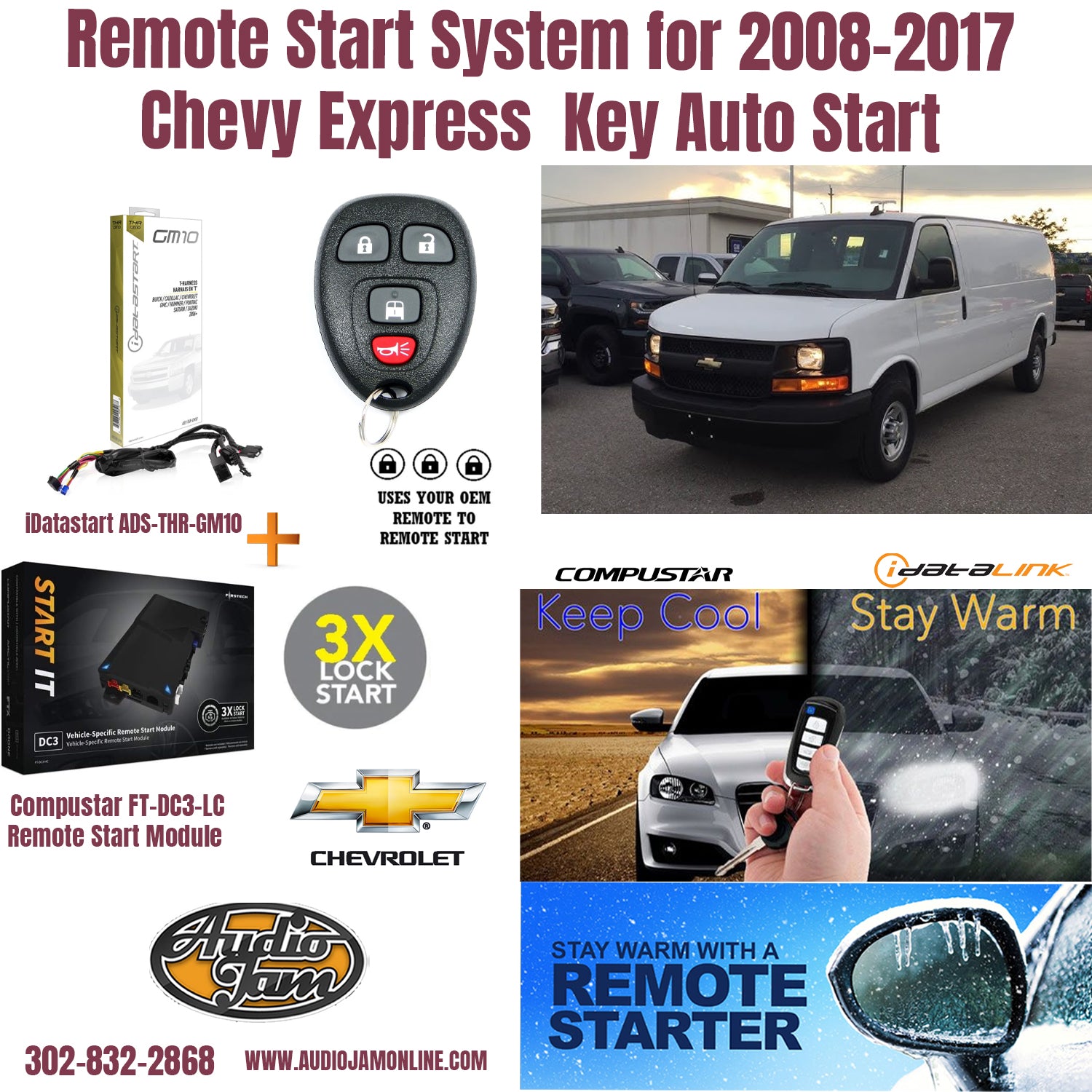 remote start system 2008-2017 Chevy express Delaware